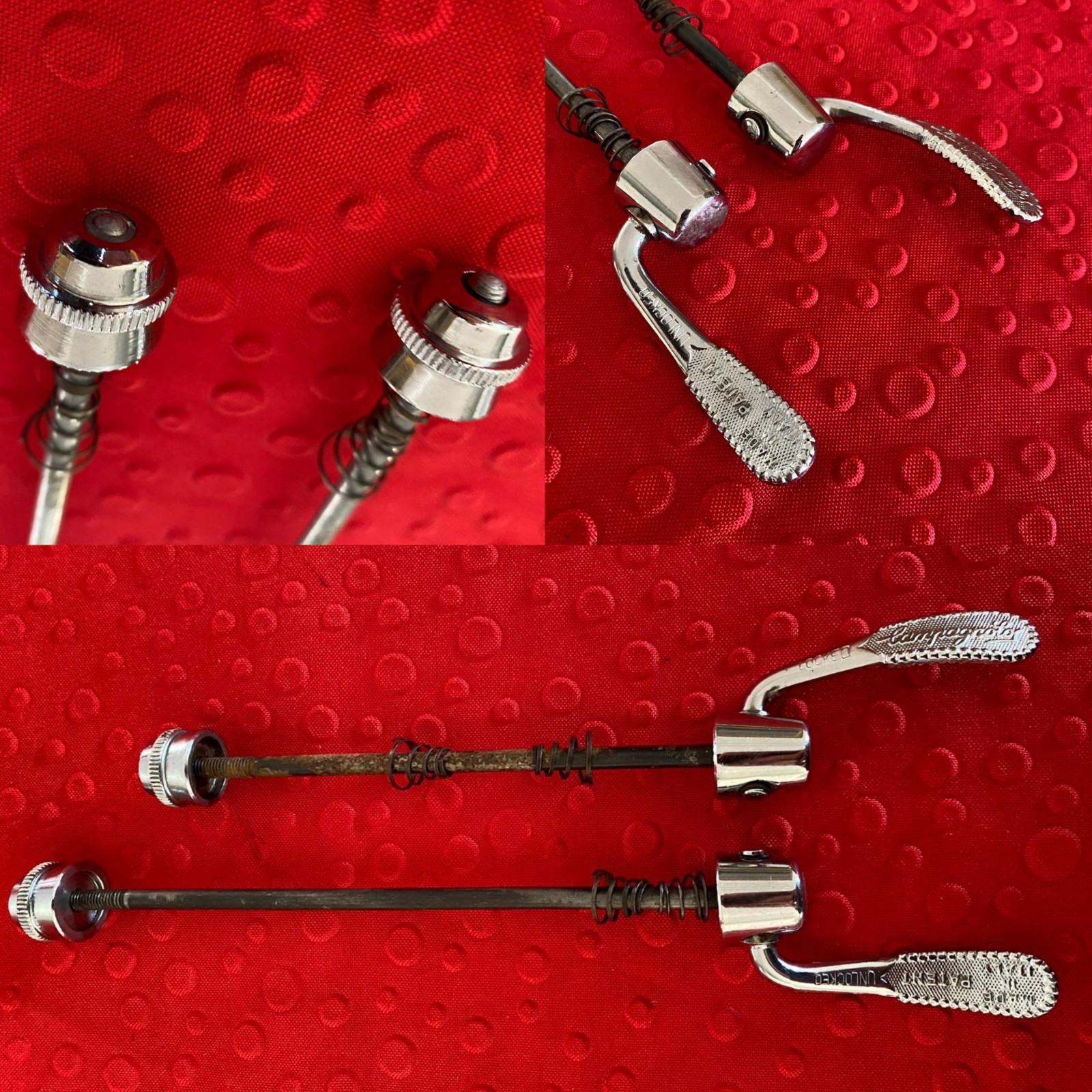Perfect Campagnolo Victory Quick Release Complete/Vintage Eroica