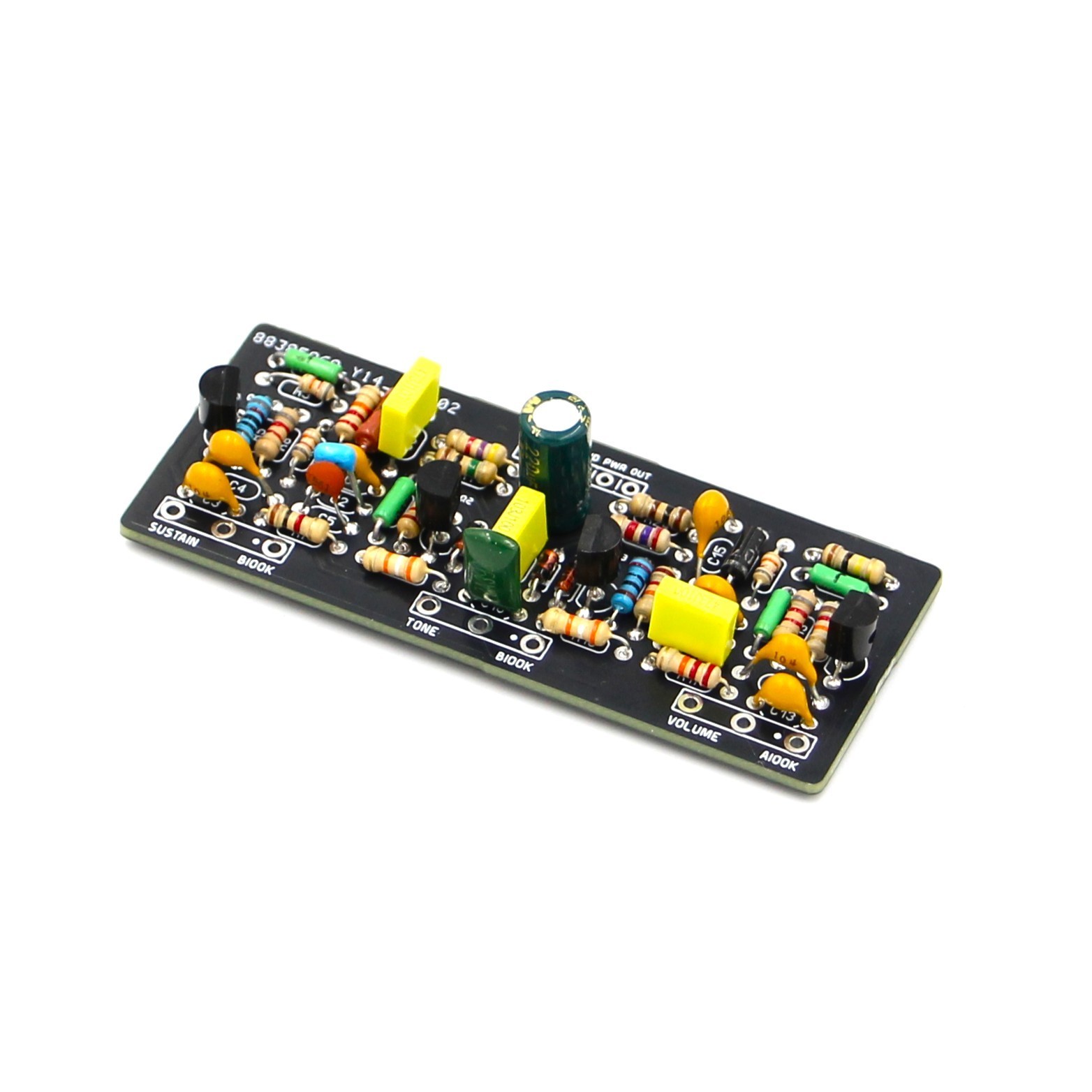 DIY Soldered Pedal Kit Big M**F Triangle Guitar - Bass Fuzz Pedal with 2N5088