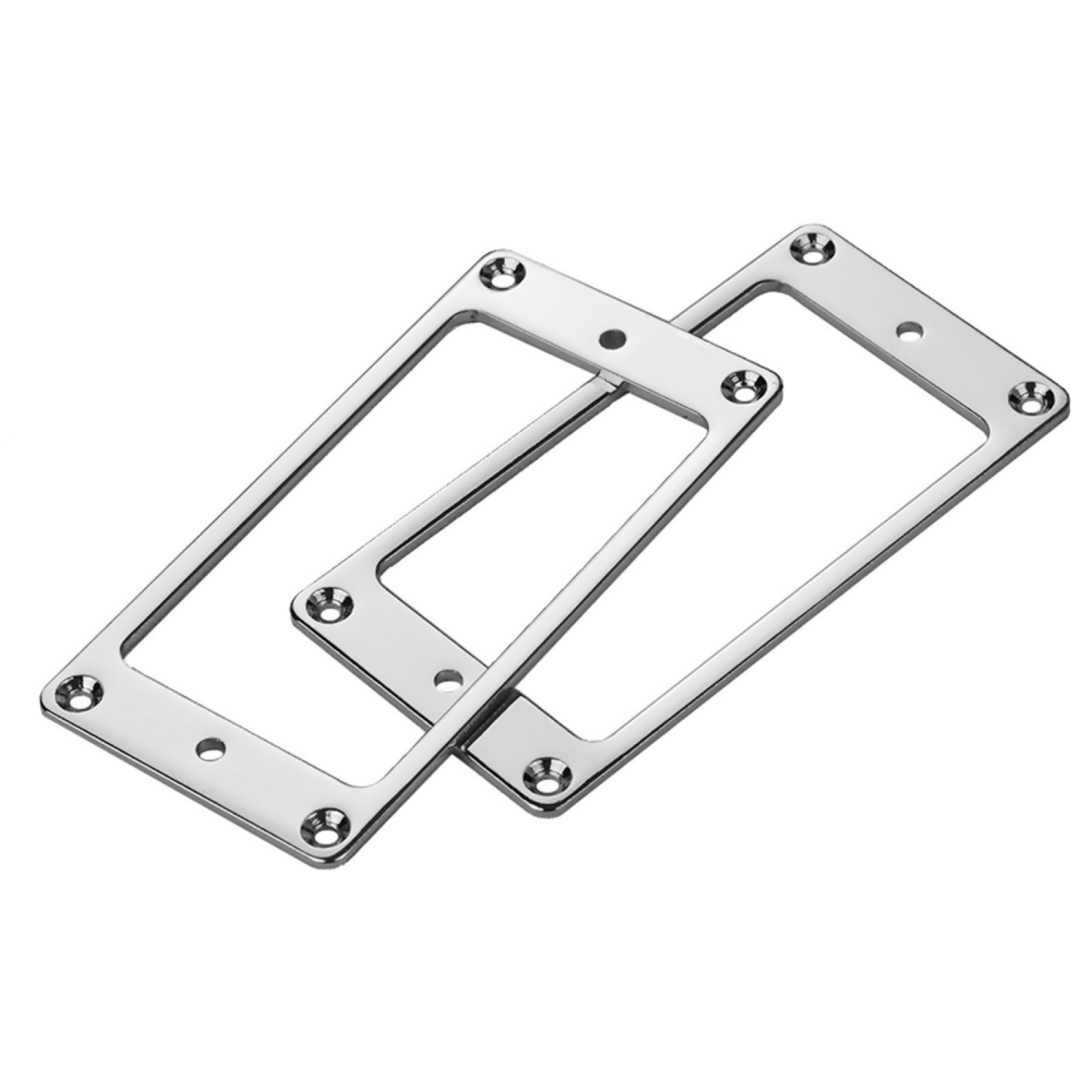 2* Black/Gold/Silver Iron Humbucker Pickup Mounting Ring Frame Bridge Neck Flat