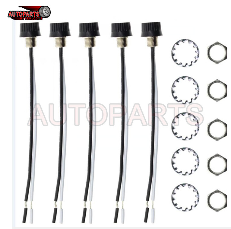 5PCS New Rotary Stye On/Off Canopy Switches, 3/1 amps at 125/250,4" Wire