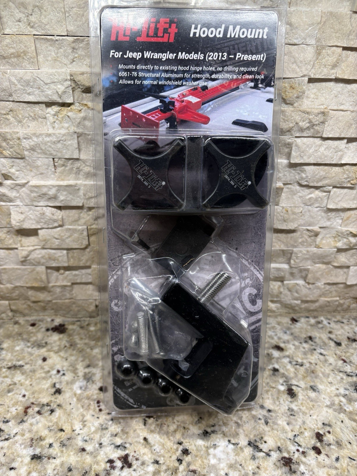 Hi-Lift Jack HM-900 Hood Mount for Jeep Wrangler (2013 - Present) -b