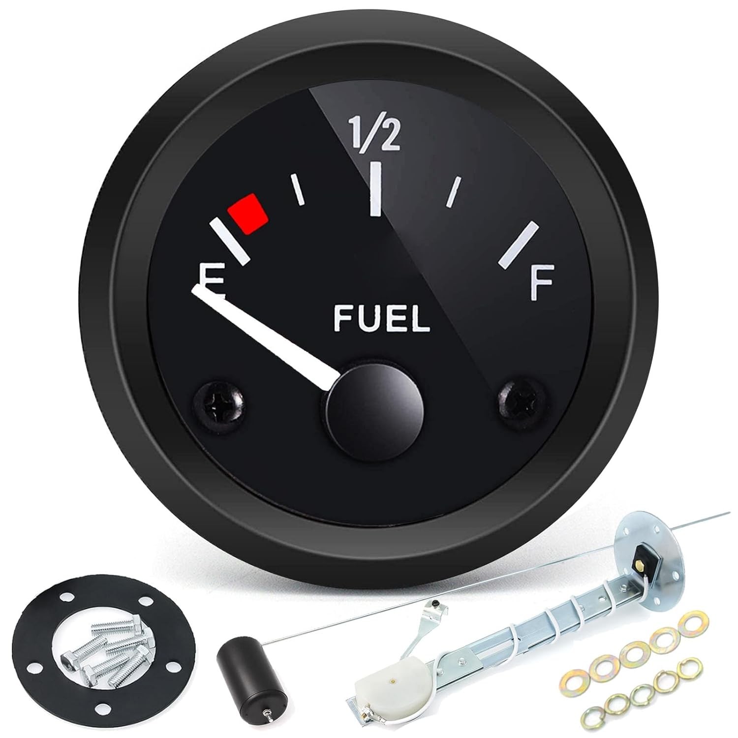 2" 52mm Fuel Level Gauge 12V Fuel Tank Sending Unit 240 240-33ohm with Sensor
