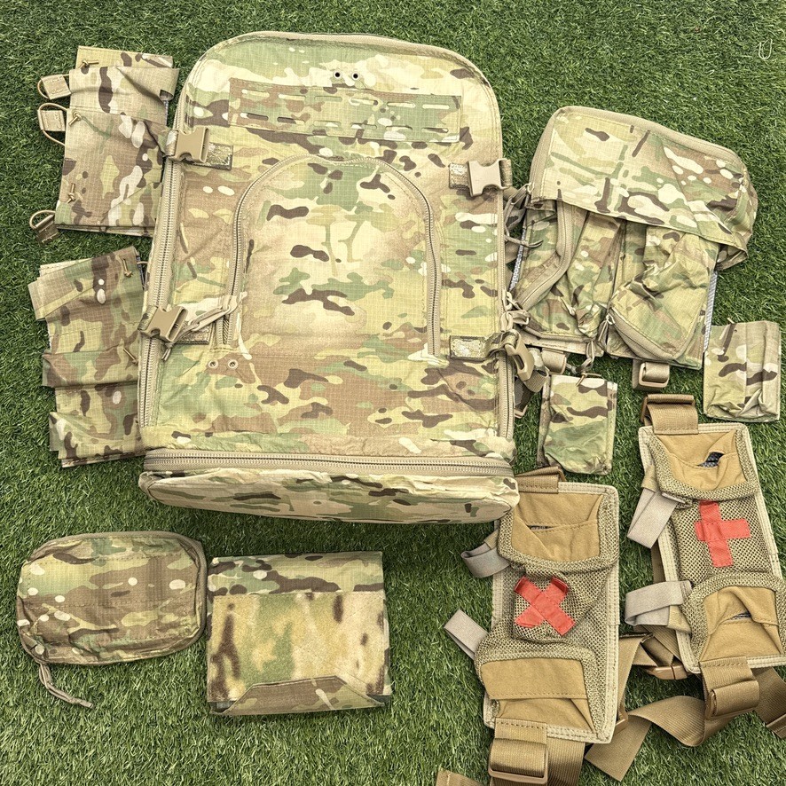 Matbock Emergency Medical Aviator Bag E MAB Multicam Modular Pouch Set
