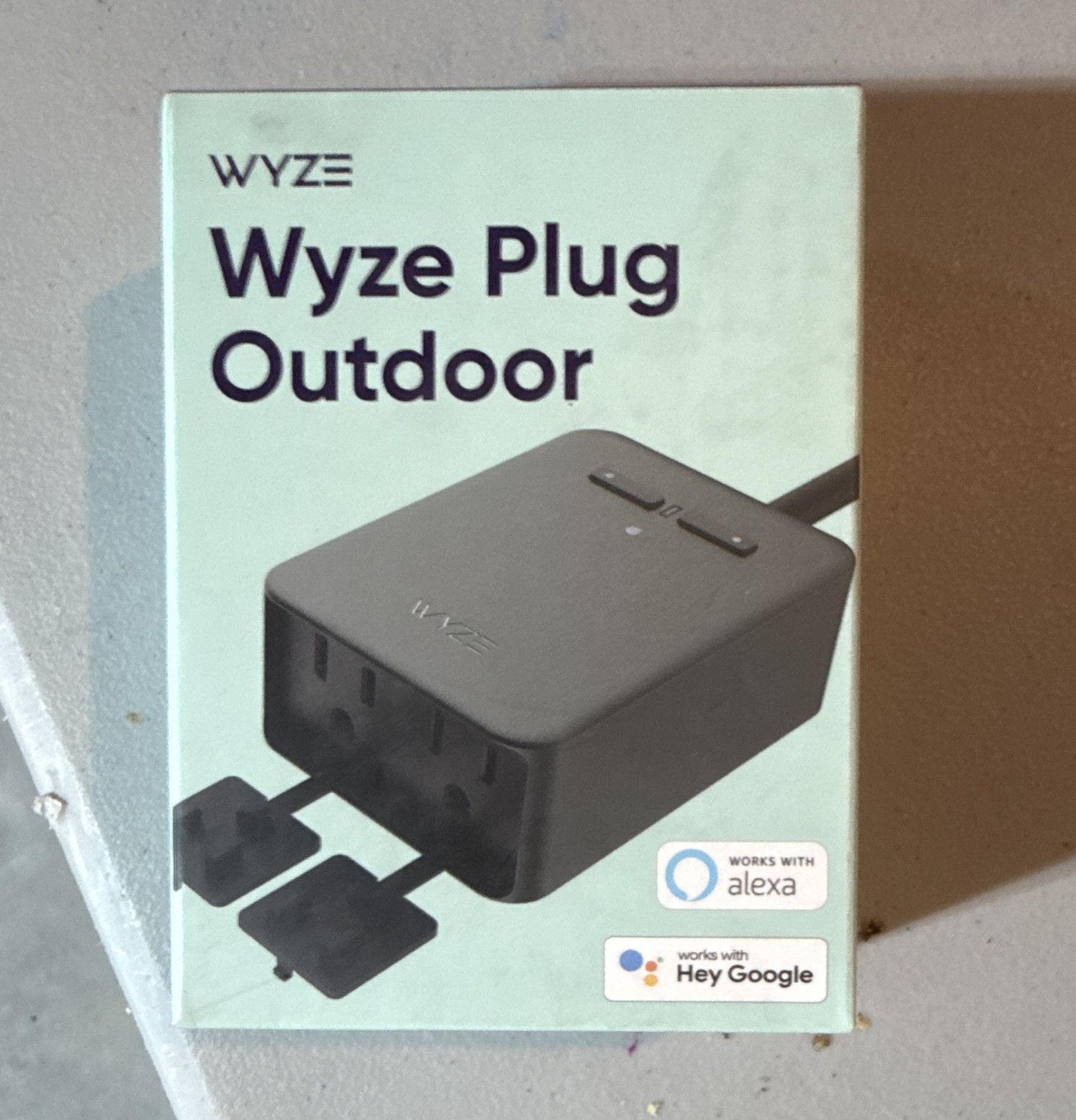 Wyze Outdoor Smart Plug Wi-Fi Dual Outlets IP64 Weather Resistant Alexa/Google