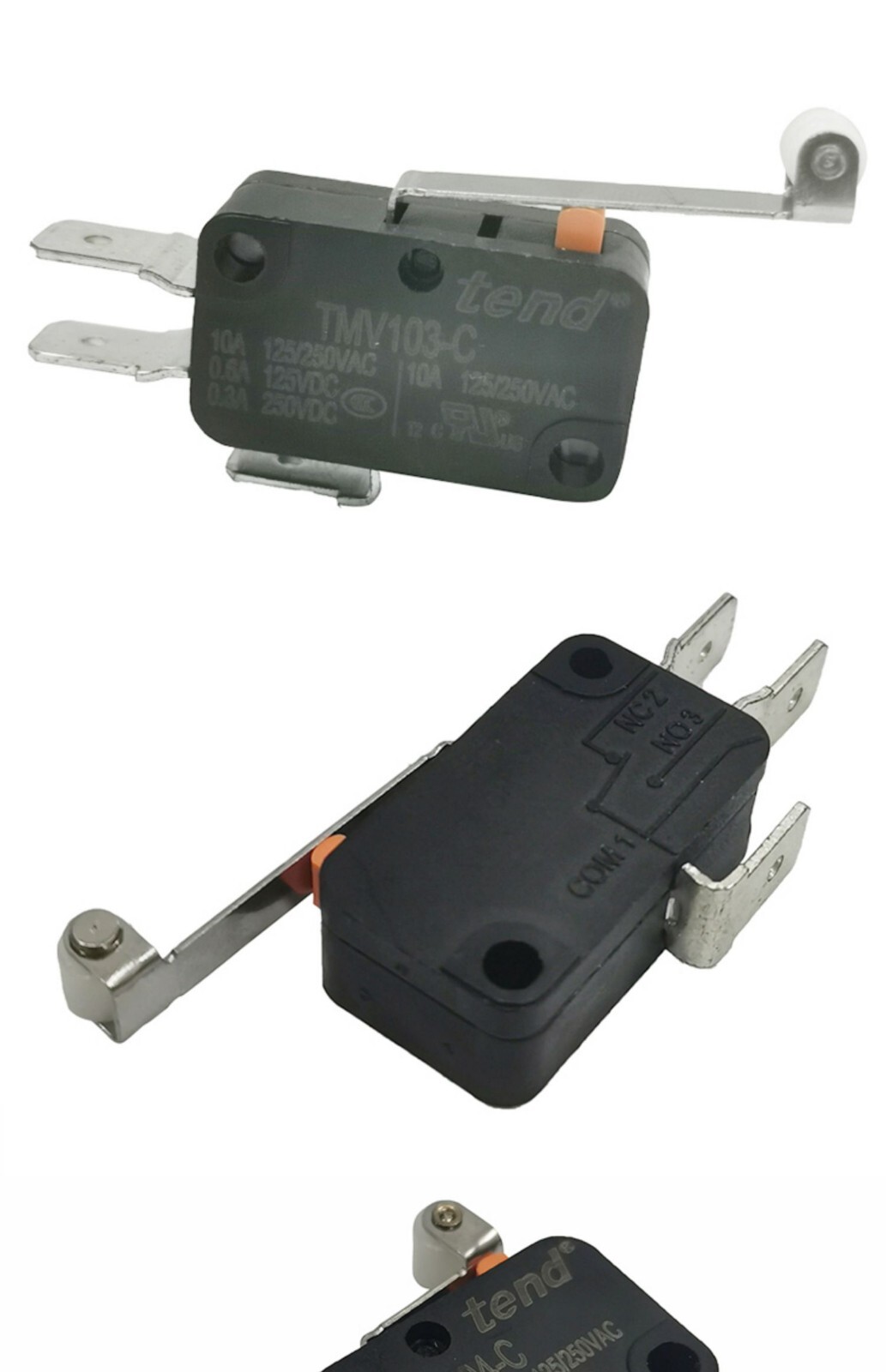 5 pcs/lot   tend TMV103-C  10A 250VAC micro switch