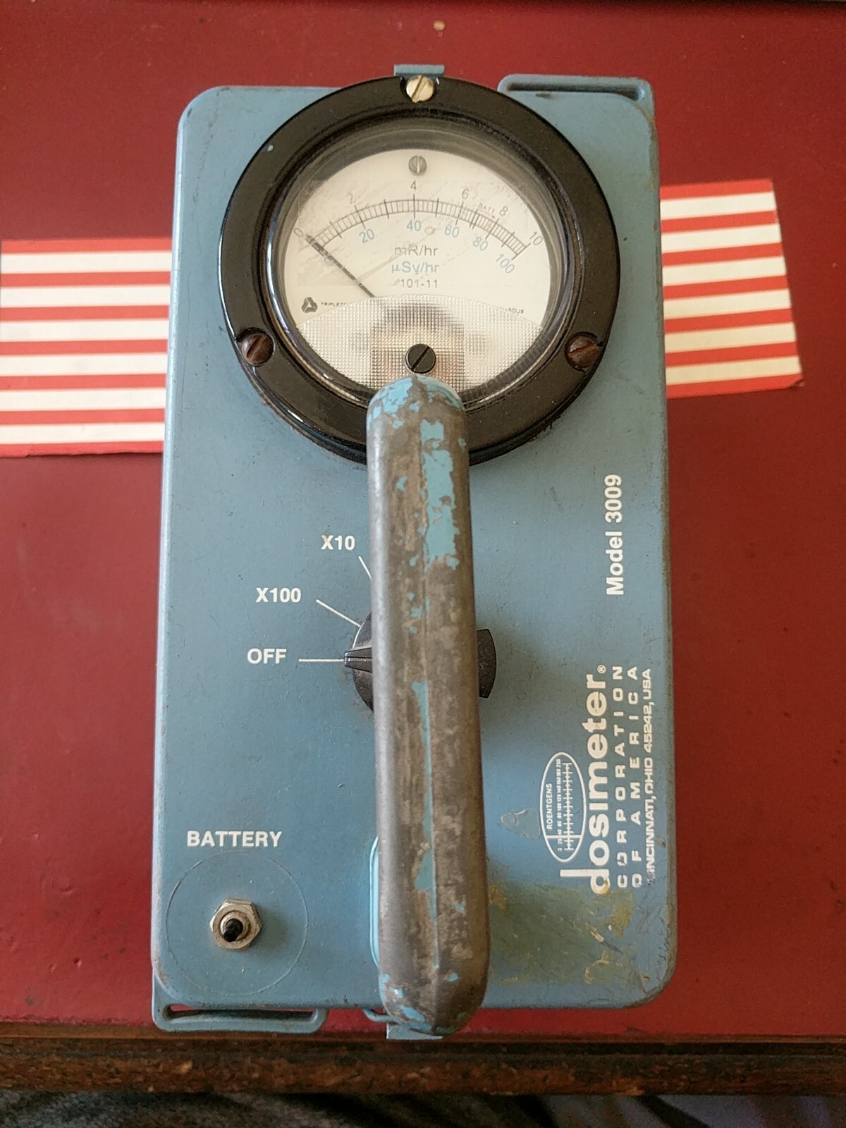 Dosimeter Corp Geiger Counter 3009 Radiological Survey Meter Dosimeter