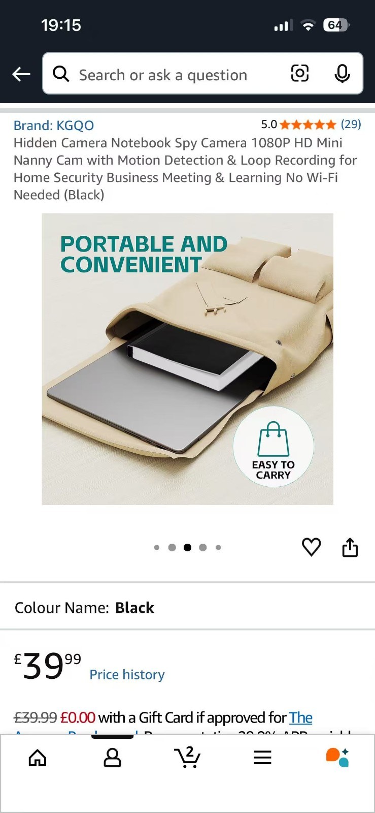 HD mini camera