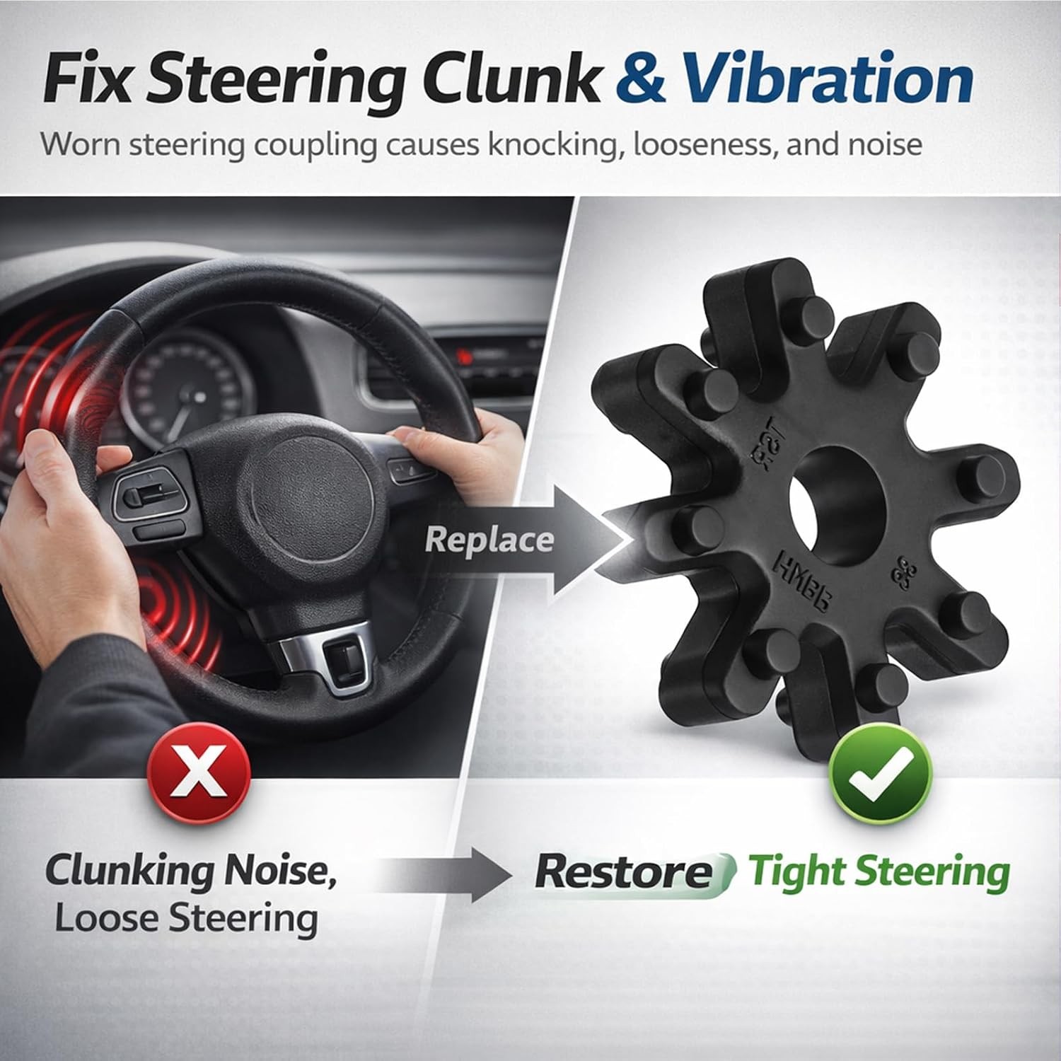 Flexible Steering Coupler Replacement 56315-2K000FFF for Compatible with Sonata