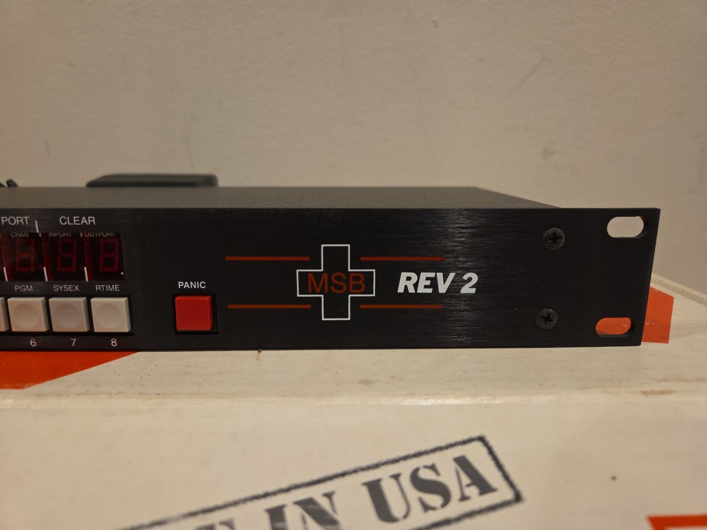 JL Cooper MSB Plus REV 2 MIDI Patch Bay / Thru Box - excellent condition