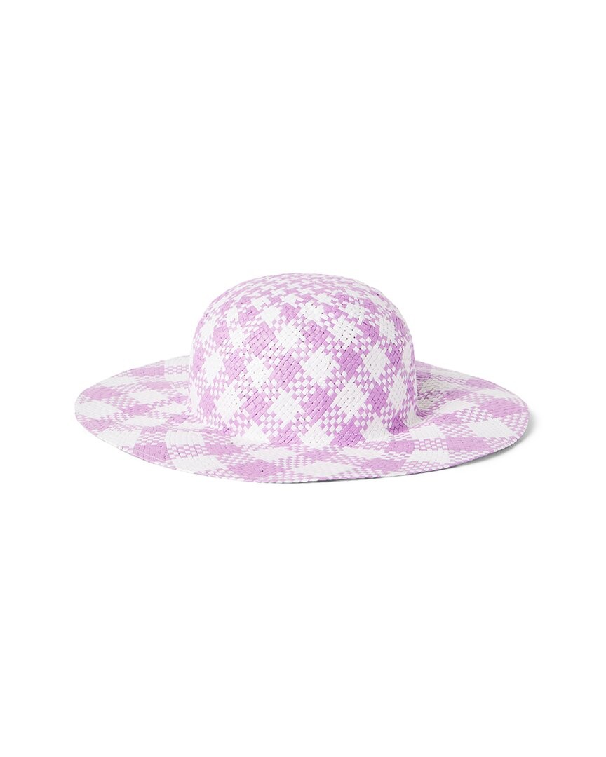Janie And Jack Gingham Straw Hat  6-12