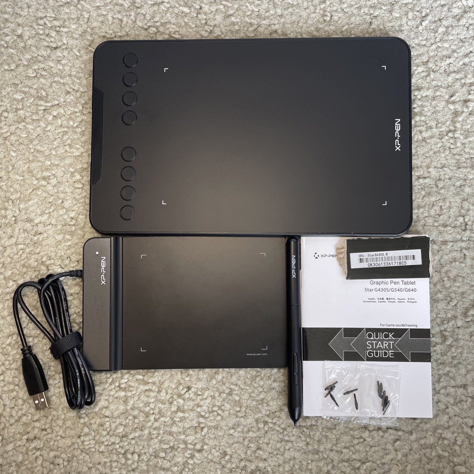 XP-PEN Deco Mini7 Drawing Graphic Computer Tablet Mini 7 & G430S Graphic Tablet