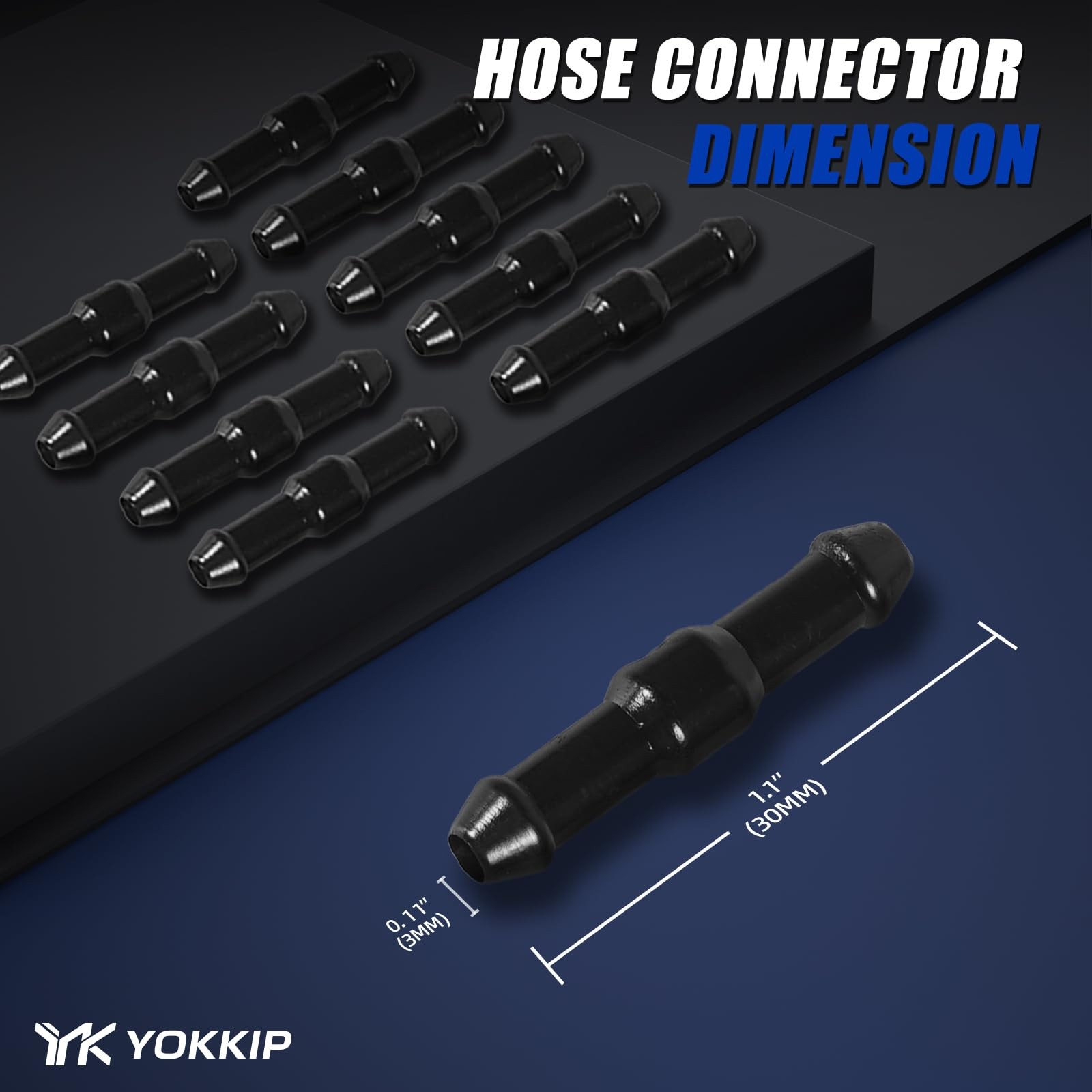 Universal Windshield Washer Hose Connector, Connector