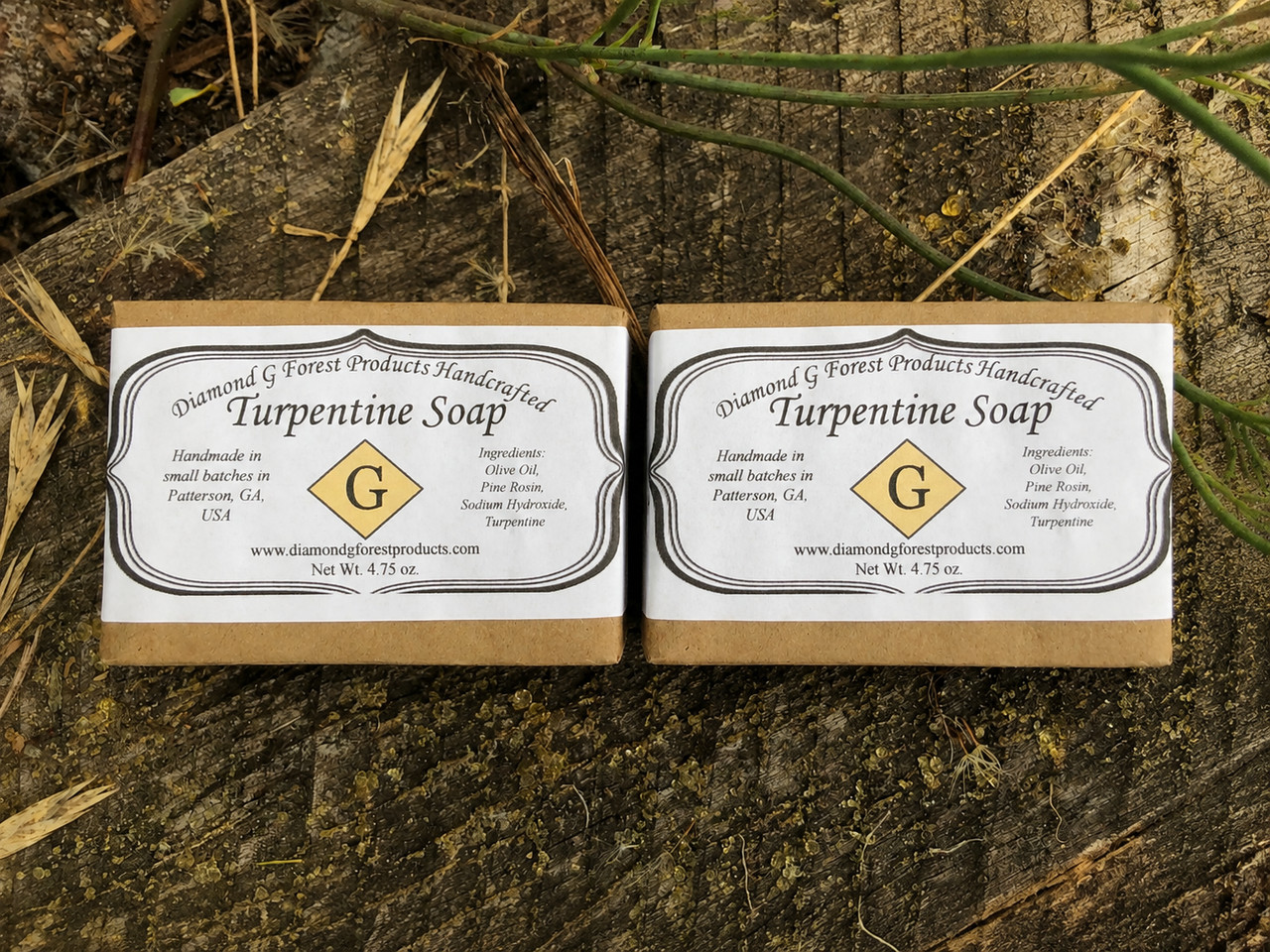 Turpentine Soap - 2 Bars