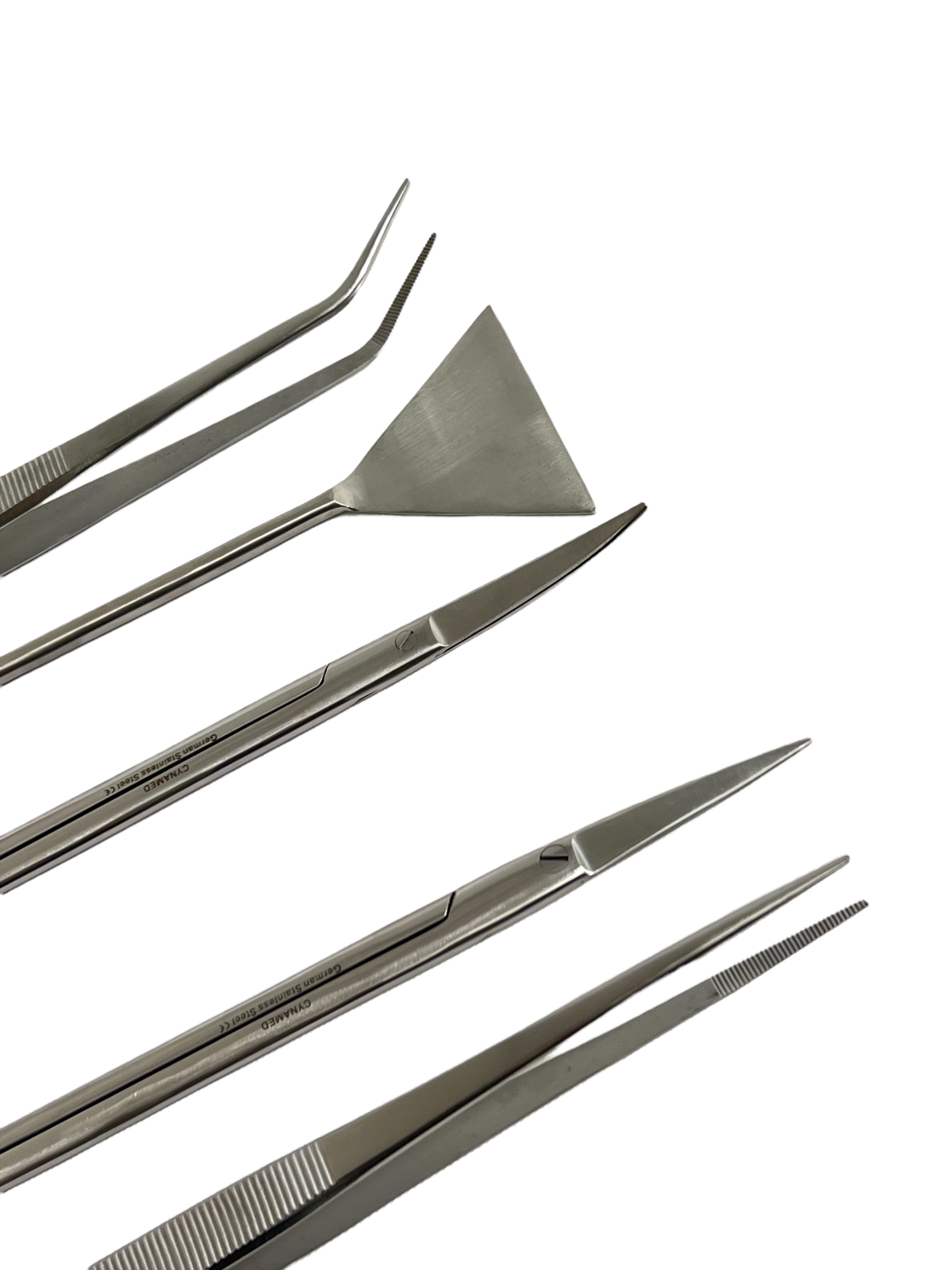 5 PC Aquarium Aquascaping Plants Landscaping Tools Kit Set 12" GERMAN STAINLESS