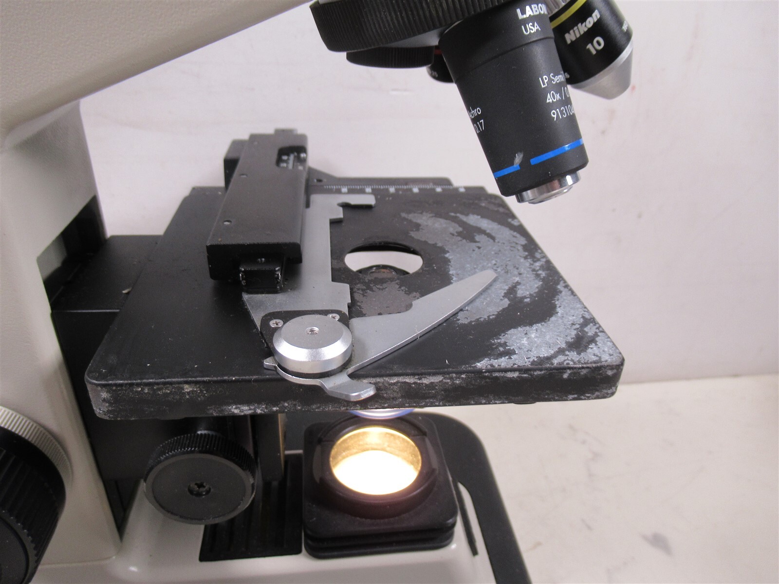 Nikon YS2-T Alphaphot Binocular Microscope w/ Eyepieces & 3 Objective Lenses