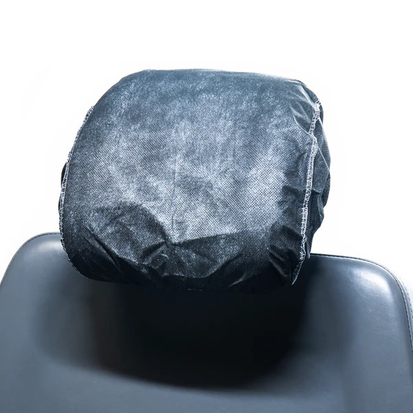 ComfortSoul Disposable Spa and Massage Table Headrest Cover in Black