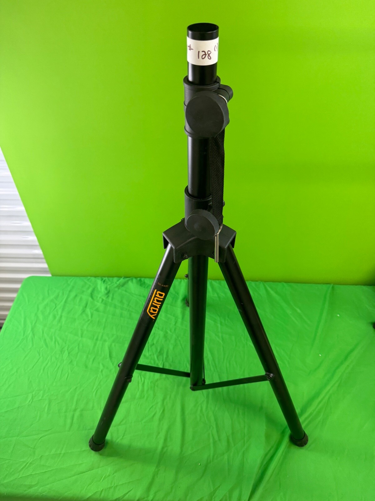 Auray Height-Adjustable Steel Speaker Stand with Tripod Base
