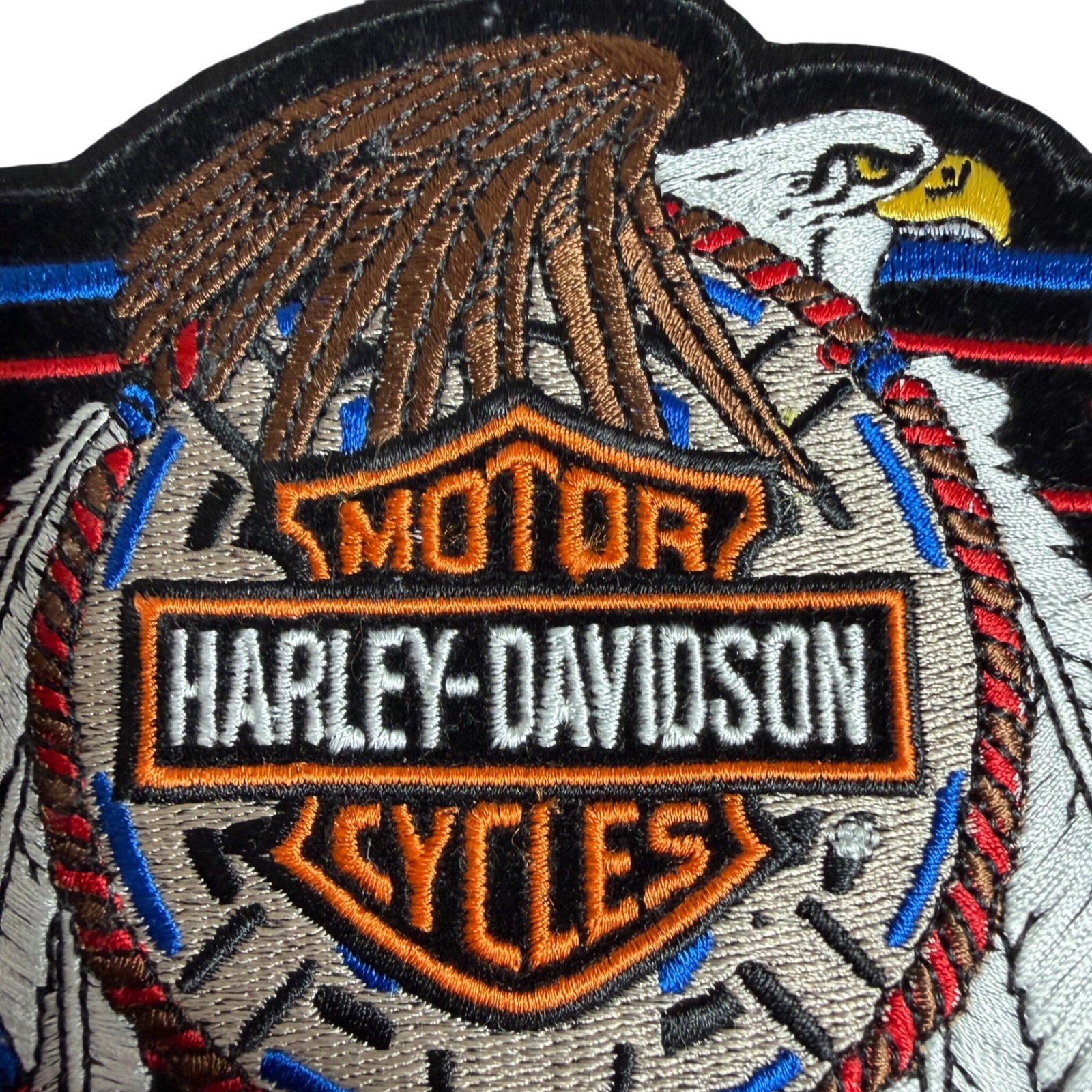 NEW Harley Davidson Concho Eagle B&S Motorcycle Medium emblem Patch EMB456063