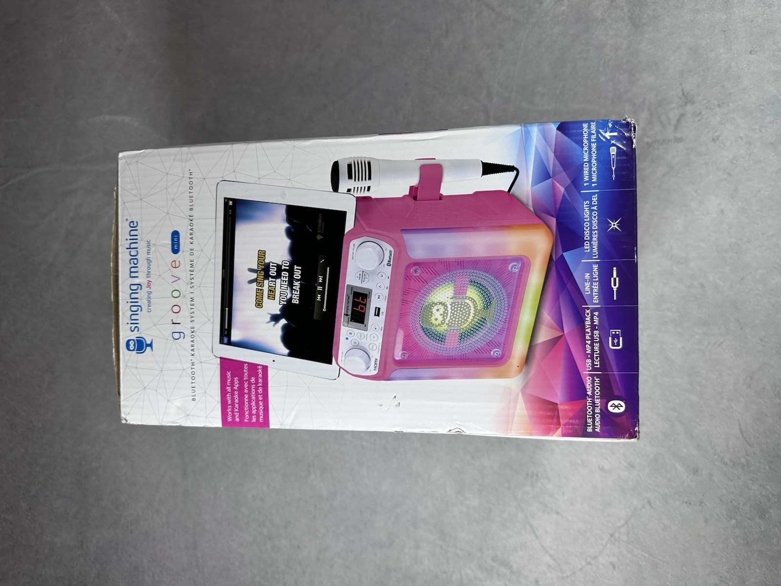 Portable Singing Machine - creating Joy through music - BLUETOOTH KARAOKE SYSTEM