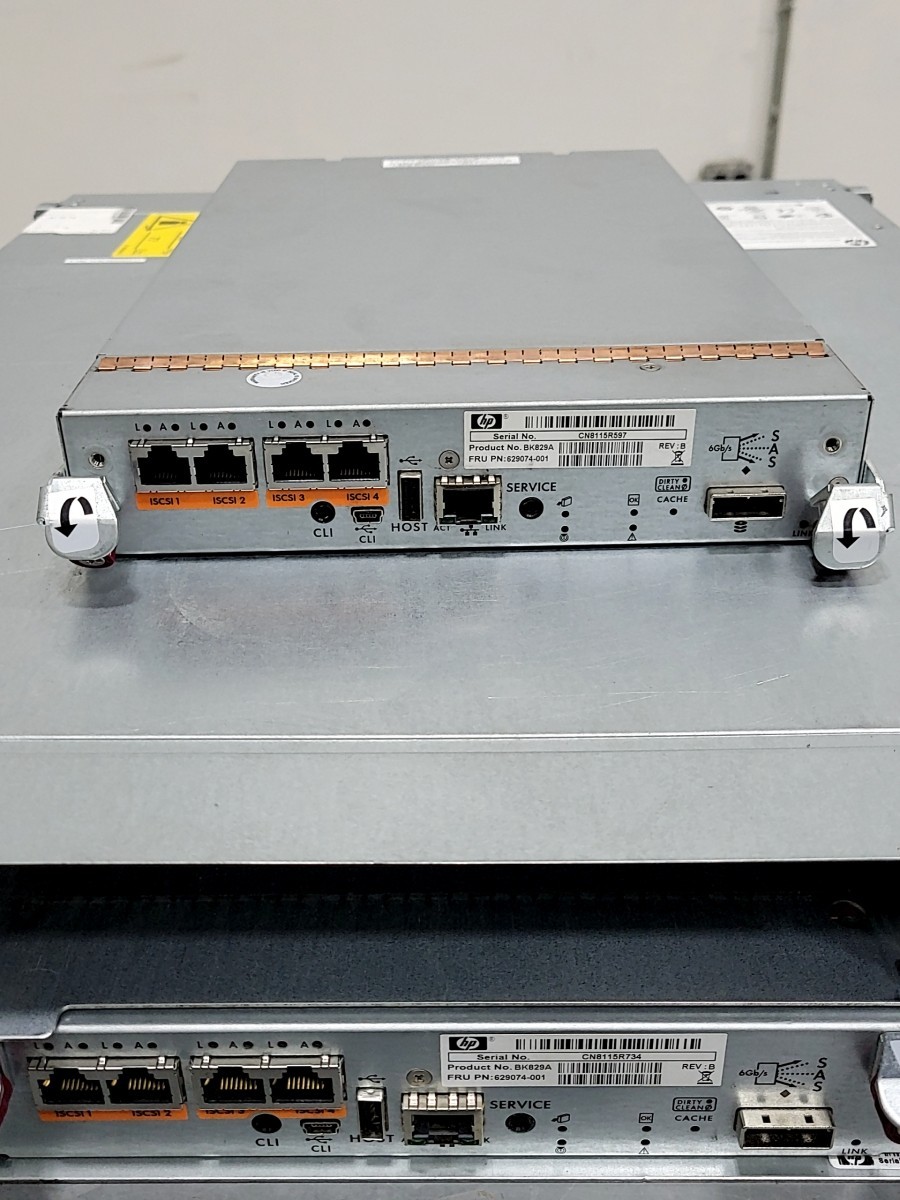 HP P2000 G3 MSA BK830A Dual Controller LFF Storage Array 12-Slot SEE NOTES