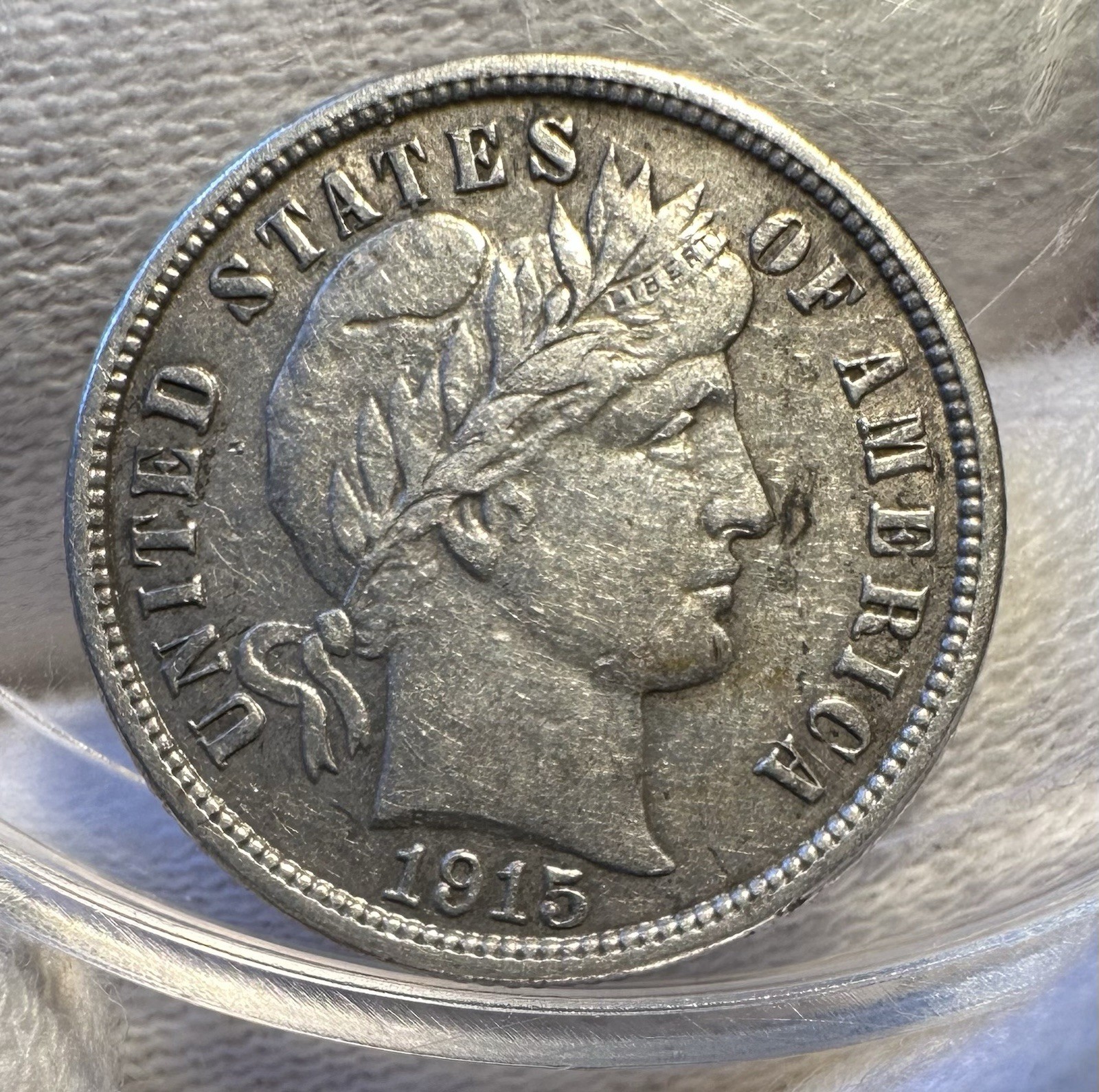 1915 S Barber Dime