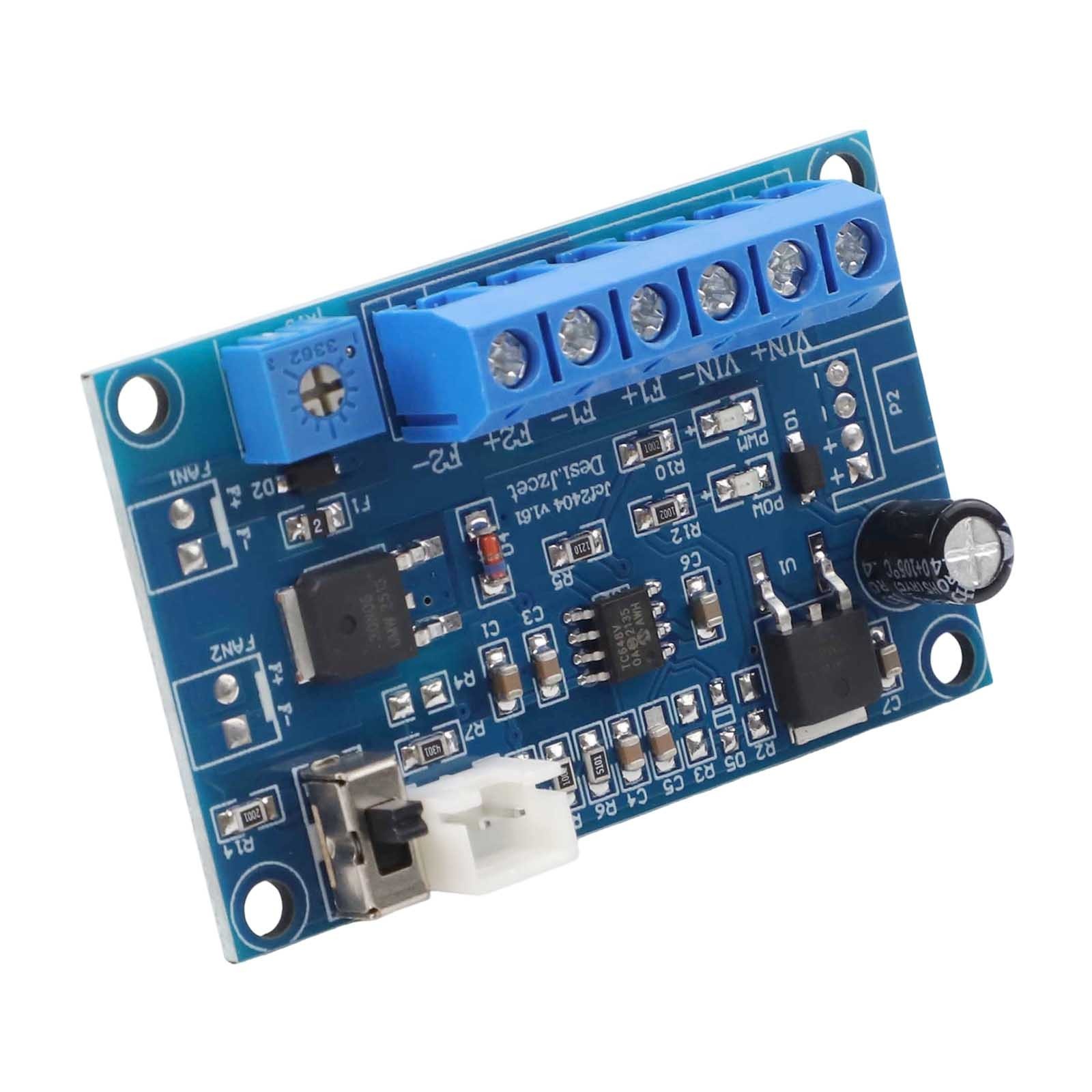 DC12V 24V Automatic for PWM PC for cpu Fan Temperature Control Controller 4A