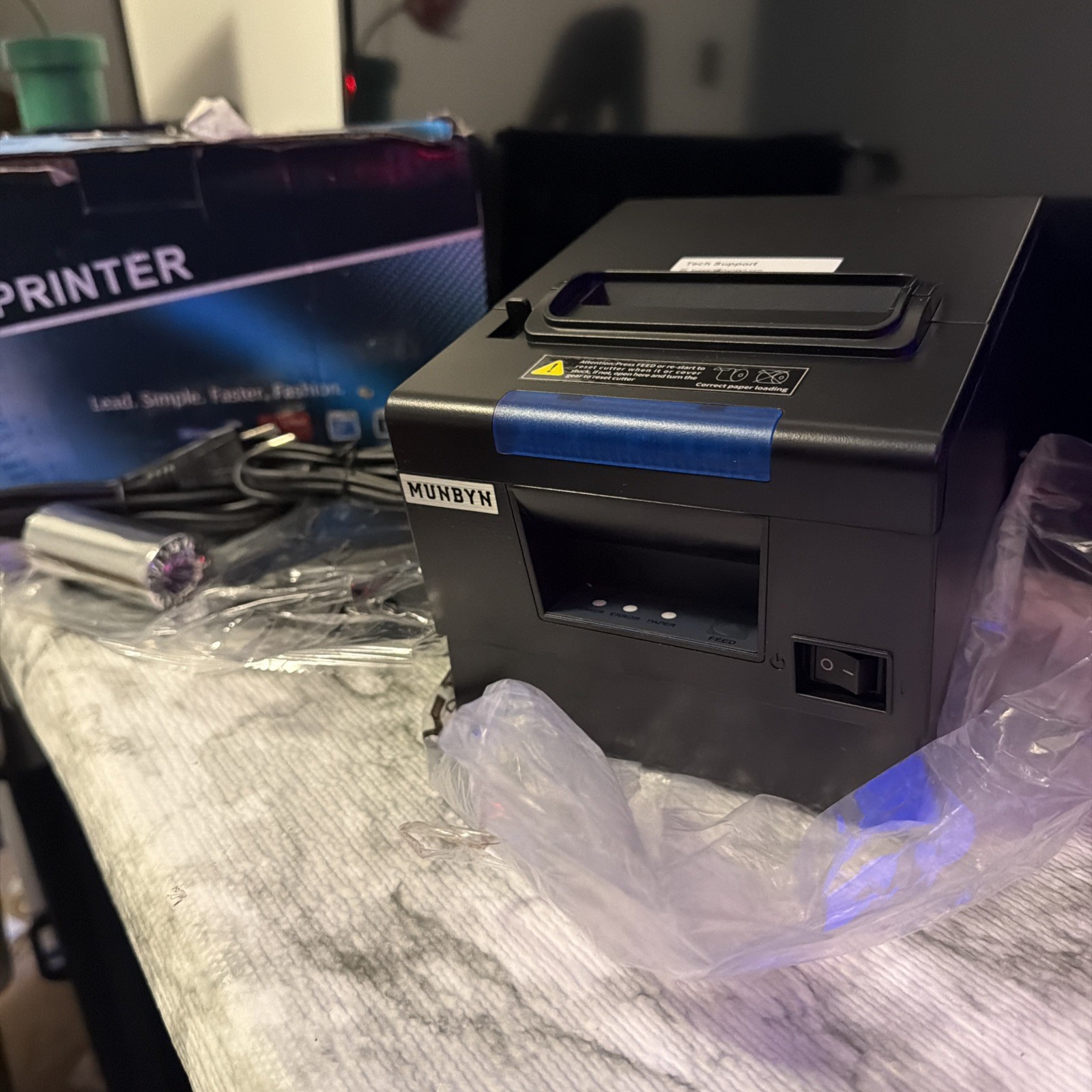 Munbyn Mini Thermal Receipt Printer 80mm Model ITPP068