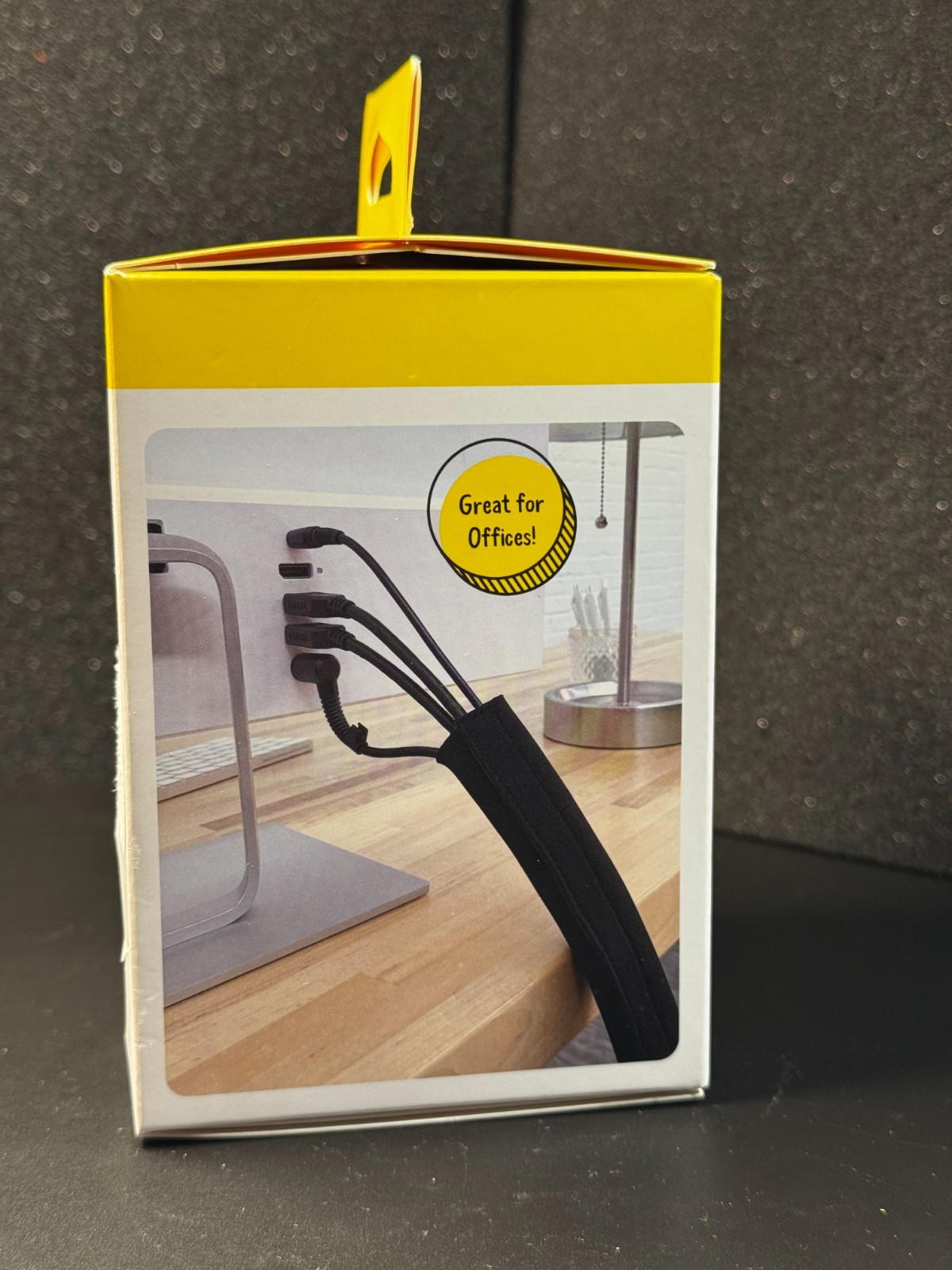 Wrap-It Cable Hook and Loop Sleeve - Black - 48" x 4.5" (Open-Box)