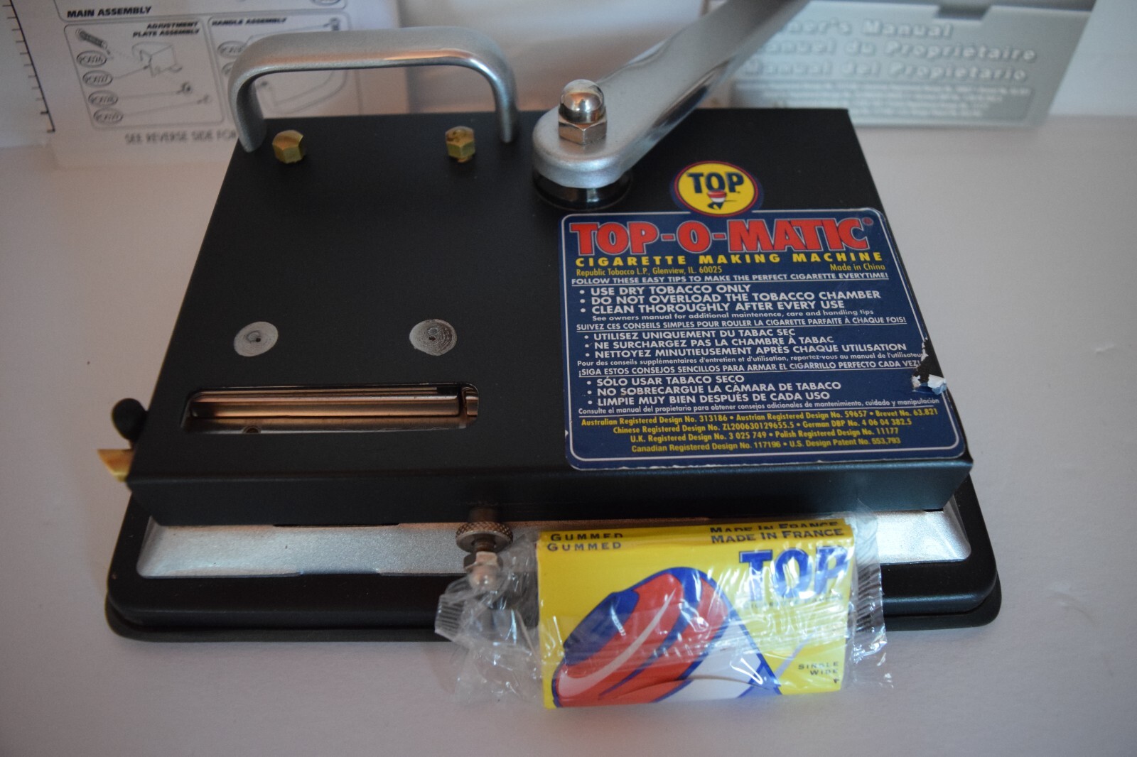 TOP~TOP-O-MATIC CIGARETTE ROLLING MACHINE