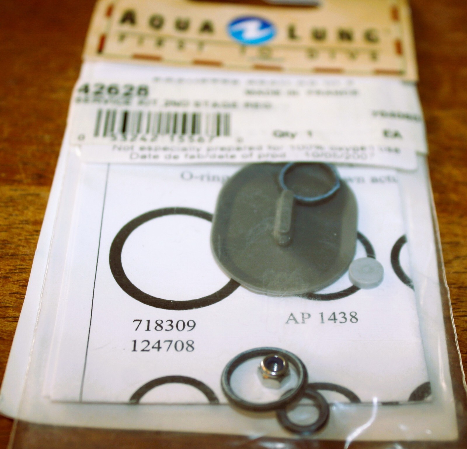 Aqualung Seaquest service kit.  42628  2nd stage   no longer made