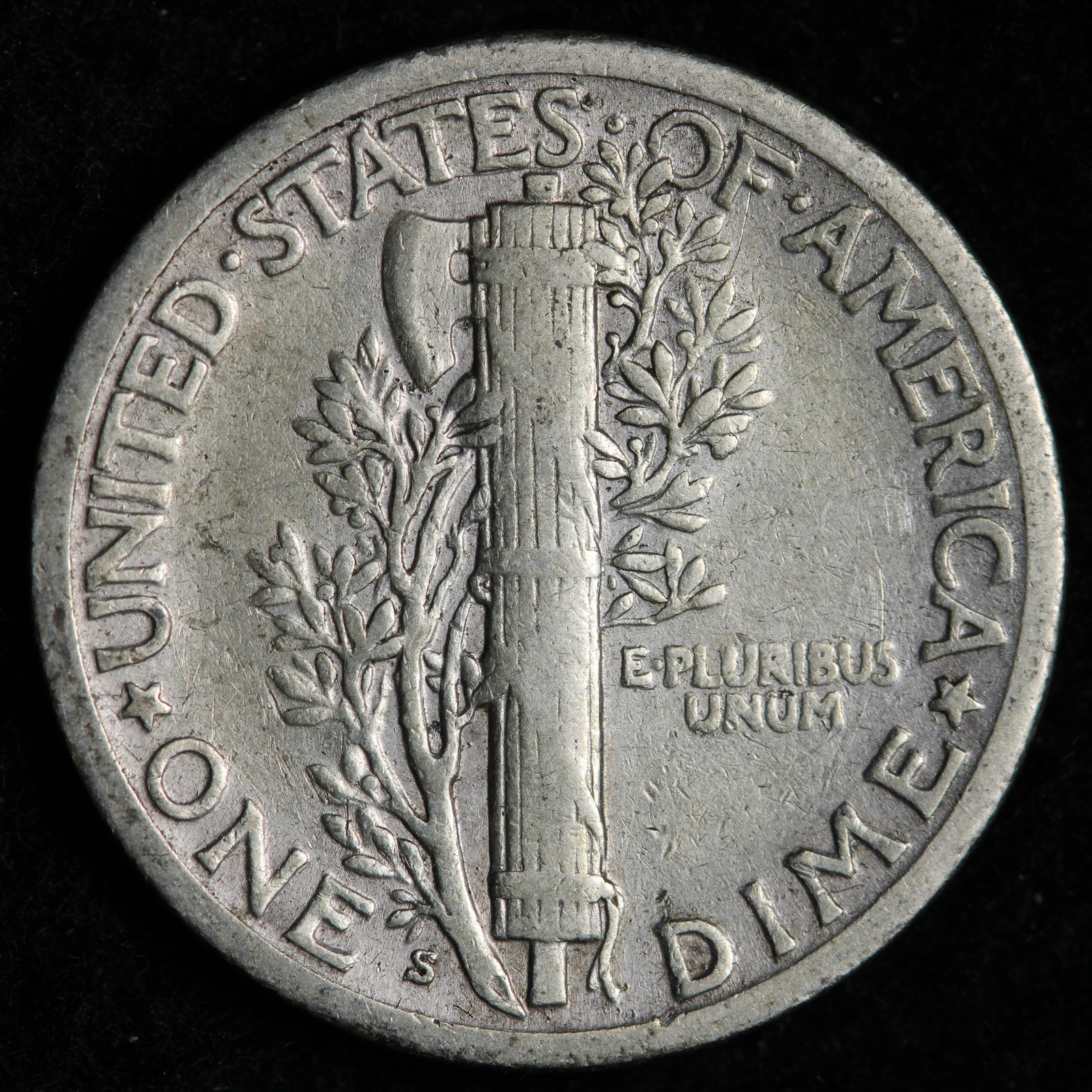 1924-S Mercury Silver Dime XF E189 YZJB