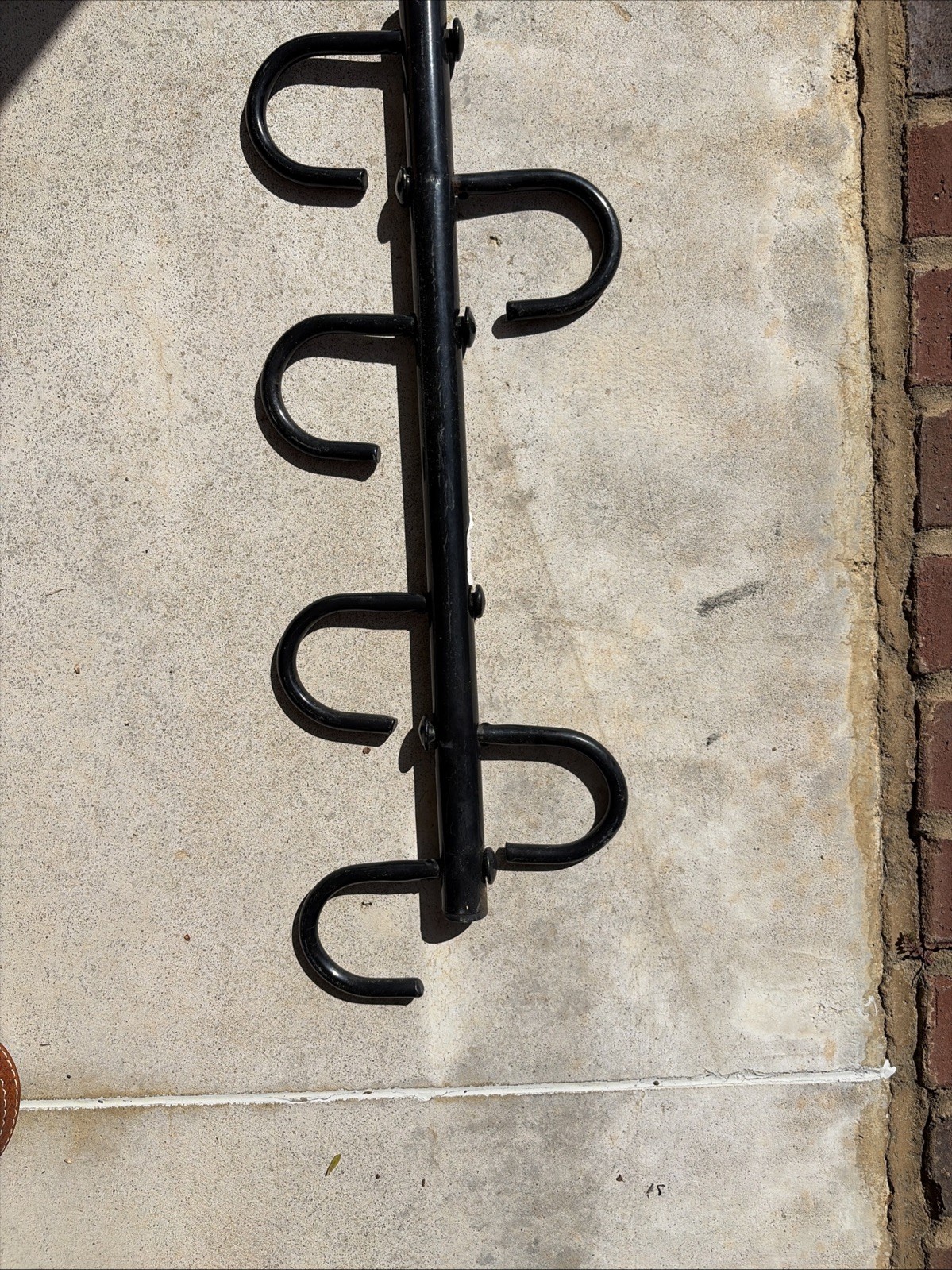 Halter Tack Rack Black Metal