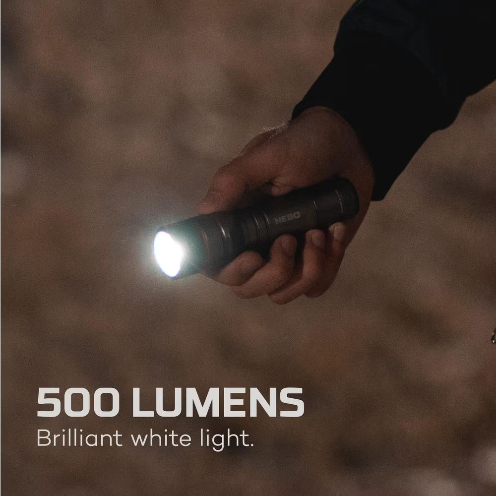 Newton 500 Lumens Alk Battery LED Tactical Flashlight