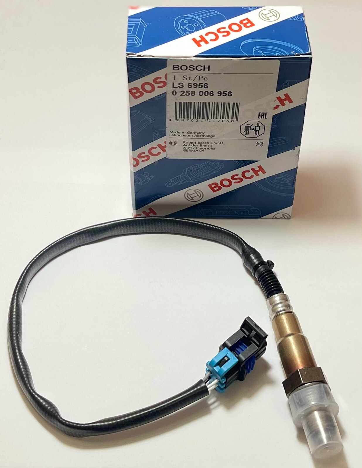 NEW GENUINE BOSCH 0258006956 LAMBDA OXYGEN/ O2 SENSOR FOR VOLVO PENTA/ KUBOTA