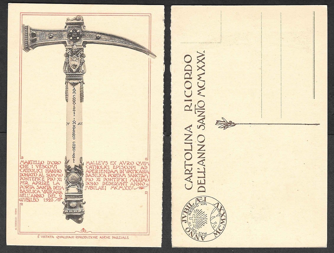 Old Italy Postcard - 1925 Jubilee