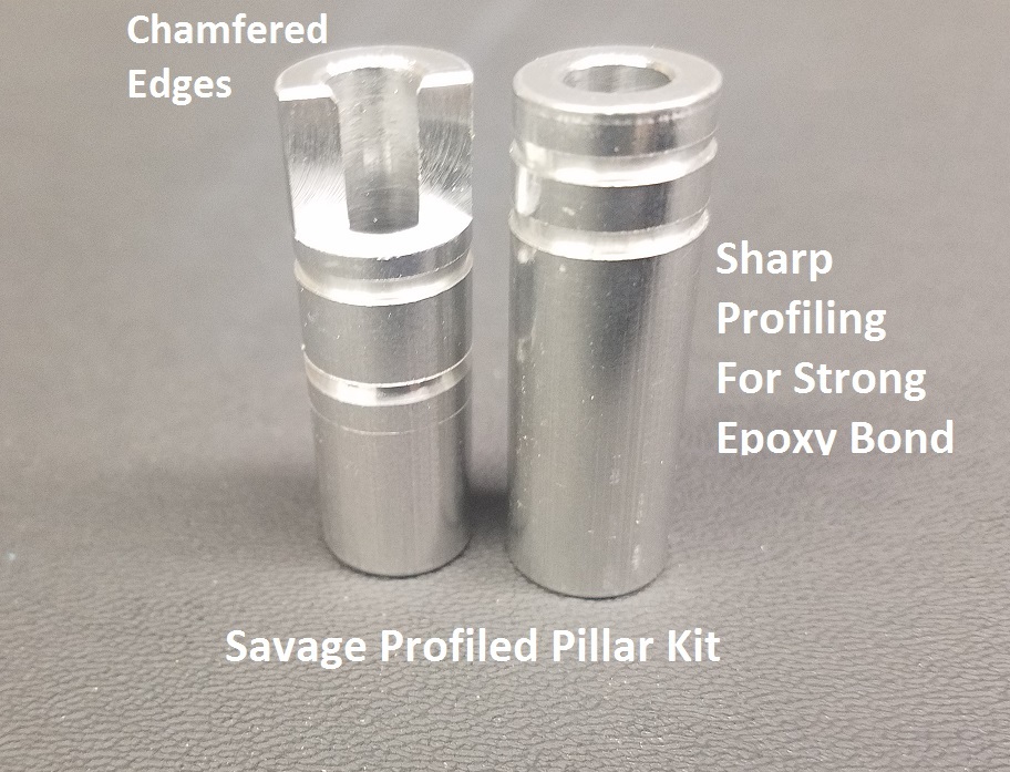 Savage AXIS Profiled Aluminum Pillar Set DIY Stock Pillar Bedding