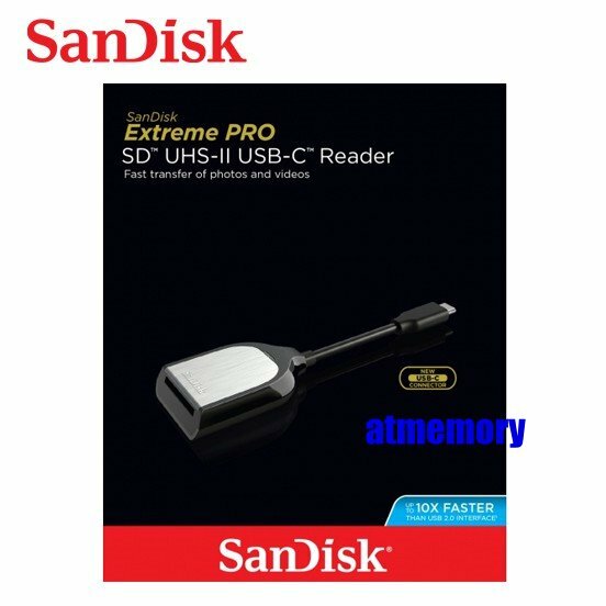 Sandisk Extreme Pro SD SDHC SDXC UHS-II Card Reader USB3.1 SDDR-409