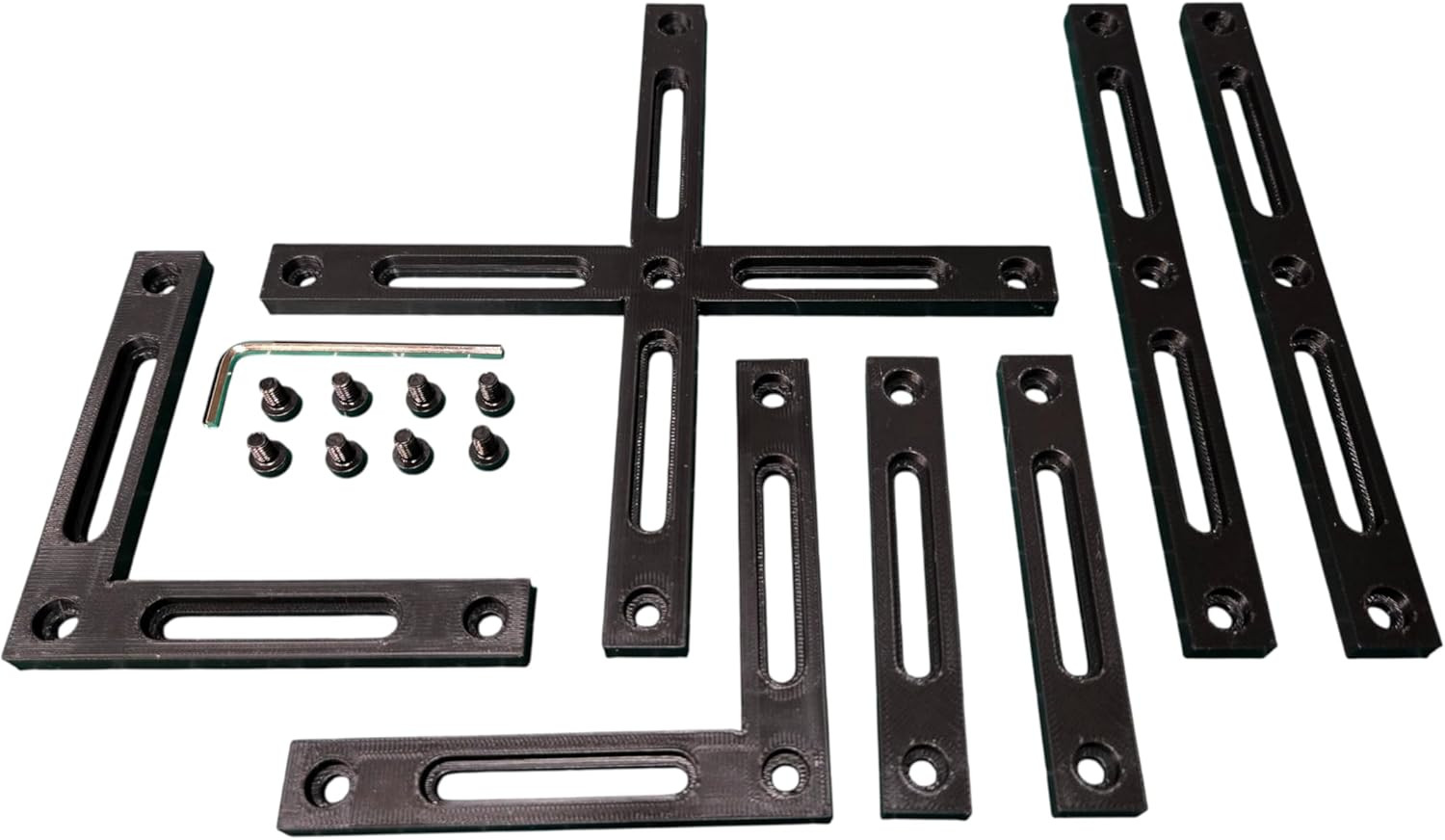 Laser Engraver Fence Kit for Xtool F1&F2 Ultra – 7 Piece Fixture & Guide Set wit