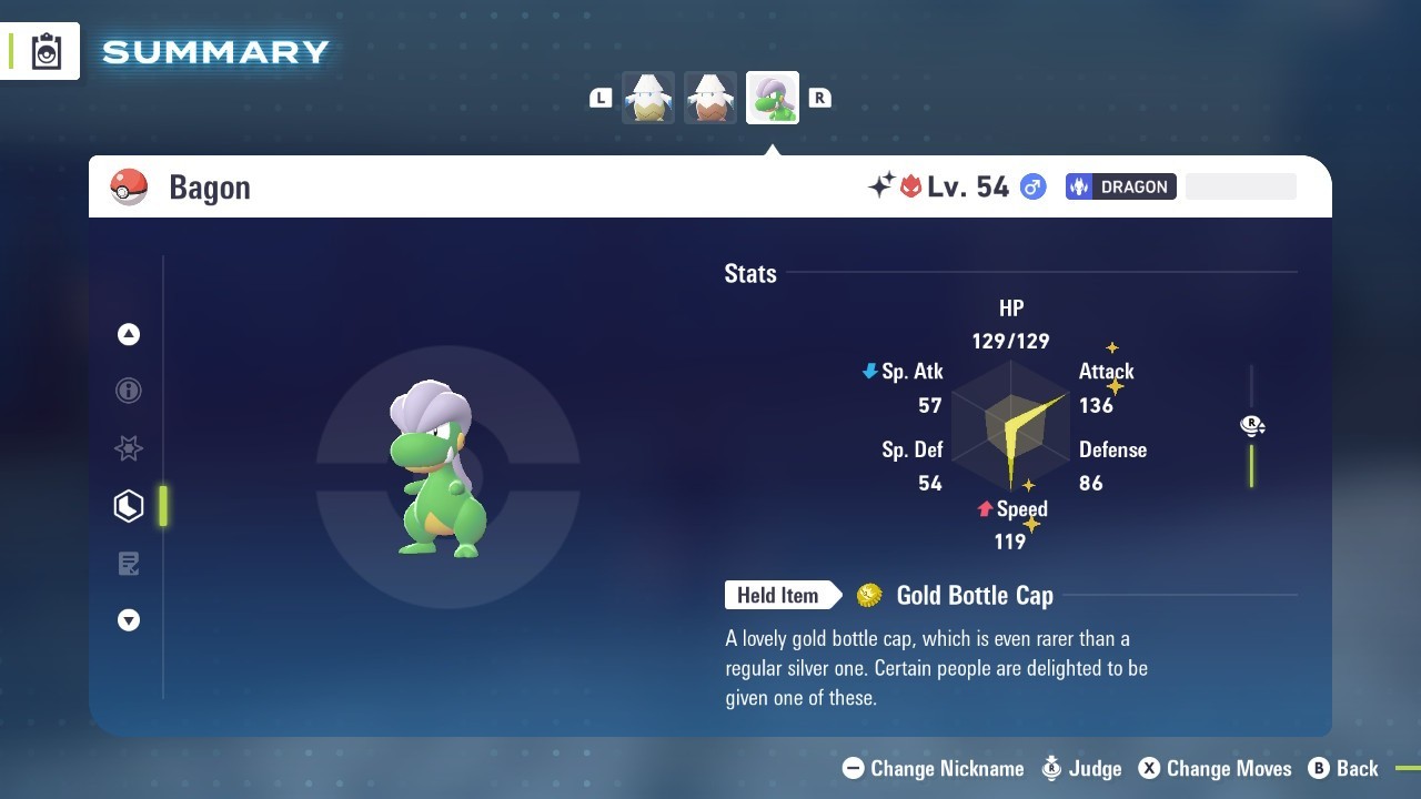 Pokémon Legends: Z-A Shiny Bagon 6iv ✨Max EV✨ALPHA