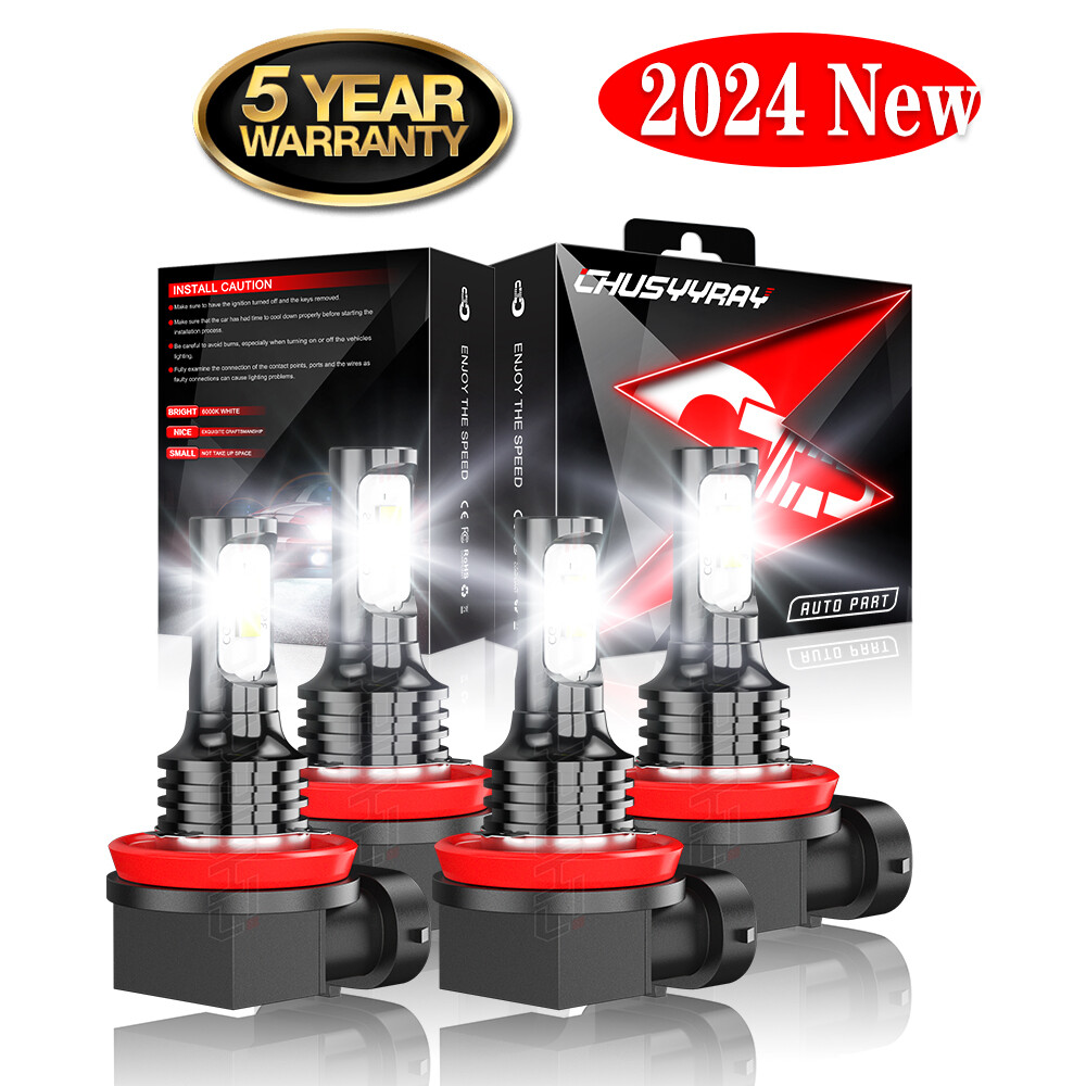 For Nissan Rogue 2014-2018 2019 2020 4pcs LED Headlight High Low Beam Bulbs kit
