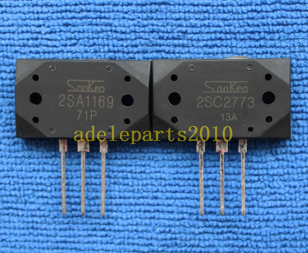 1pair OR 2PCS 2SA1169/2SC2773 A1169/C2773 SANKEN Transistor MT-200
