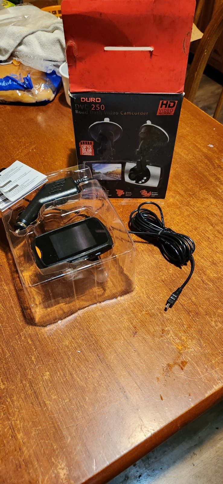 Aduro DVR Road Dash Video Camcorder, Security camera, 2.5'' TFT LED Screen