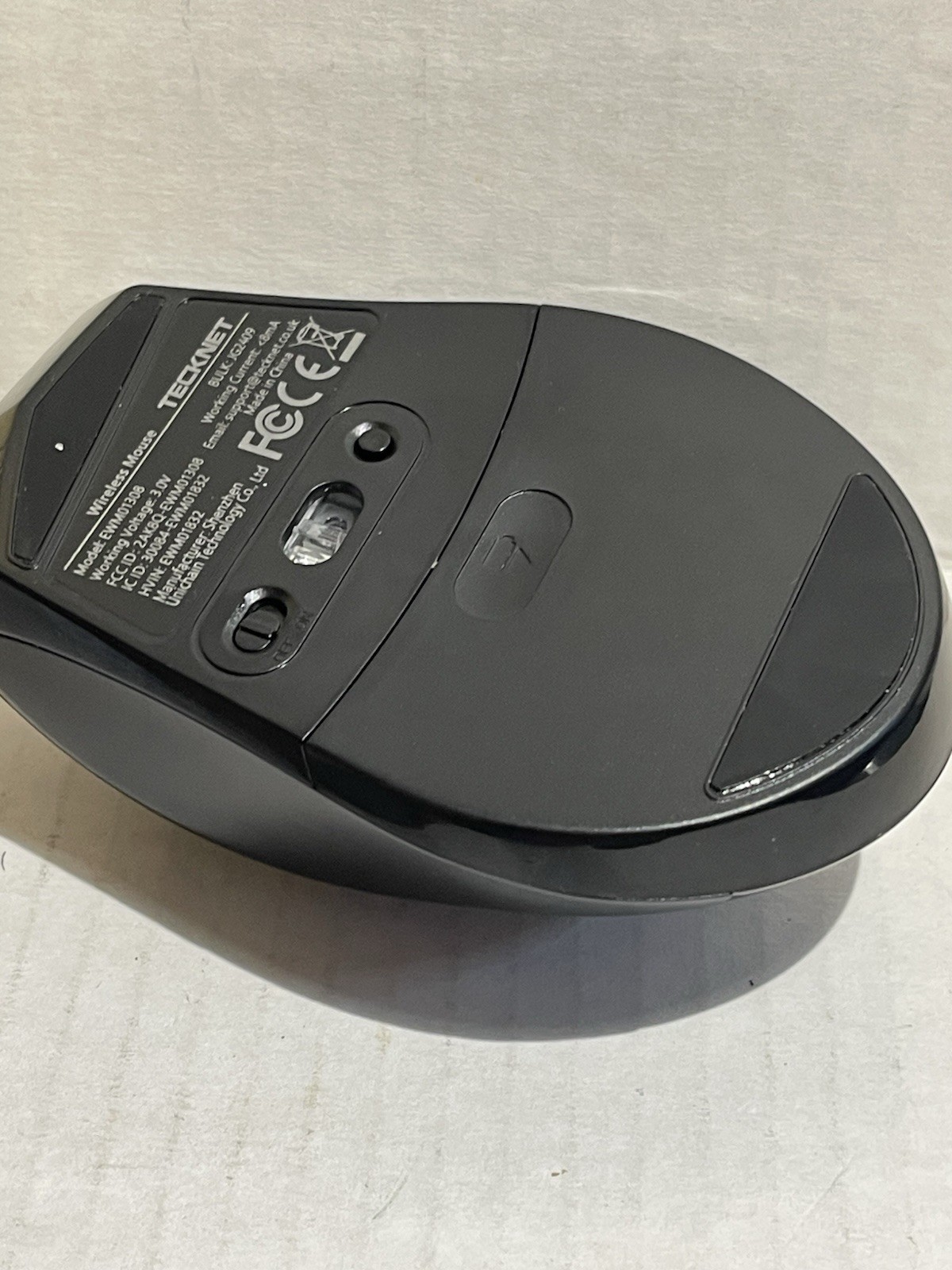 TECKNET Bluetooth Wireless Mouse - Black “Works Great”model-EWM01308 OPEN BOX