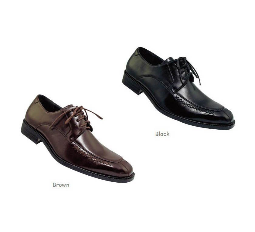 Men's Oxfords PU Uppers Casual Dress Shoes #4801 Black, Gray