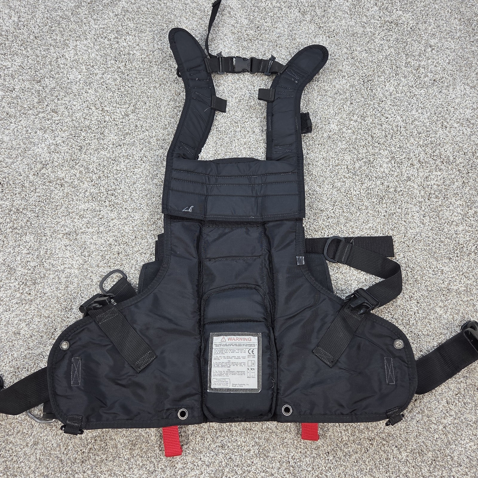 Vintage Zeagle Scout BCD Scuba Diving Buoyancy Compensator SMALL
