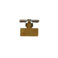 46056B Needle Valve, 1/4 x 1/4" Nom., FIP x FIP, 150 psi, -45 to 250 deg F, 2 PK