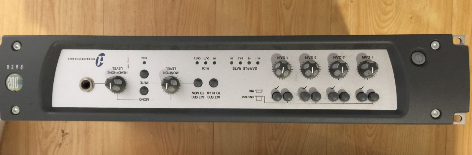 RARE - Protools Digi 002 Rack with power and firewire cable