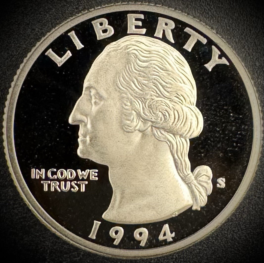 1994-S Washington Quarter GEM PROOF Clad DEEP ULTRA CAMEO Coin