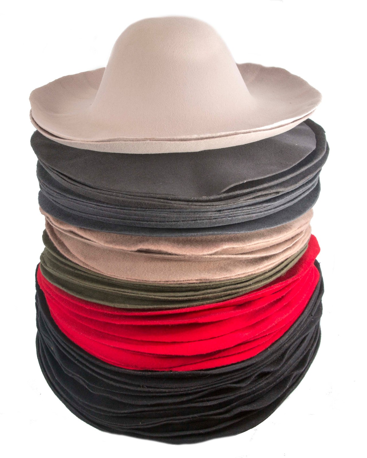 Felt Wool Hood Capeline Many Colors Millinery Hats Fascinators - 100% AU Seller