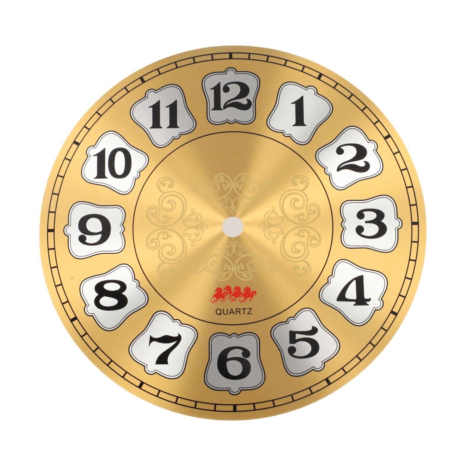 DIY Clock Face Aluminium Wall Clock Creative Application Elegant Design